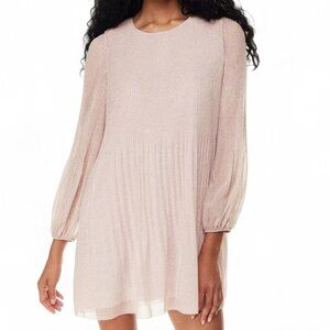 Aritzia Wilfred Daydreamer Longsleeve mini floral lilac dress Size small